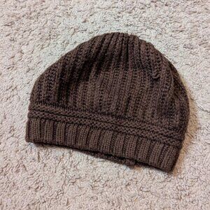 womens 200s brown tuque / beanie